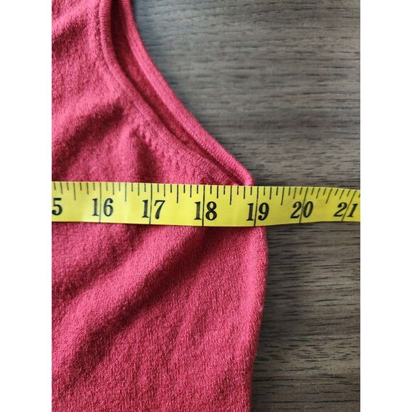 Eileen Fisher Red Merino Wool Blend Sleeveless Knit Tank Top | Size L - Picture 7 of 9